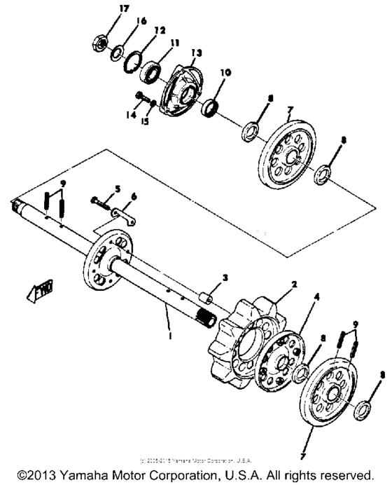 Front axle