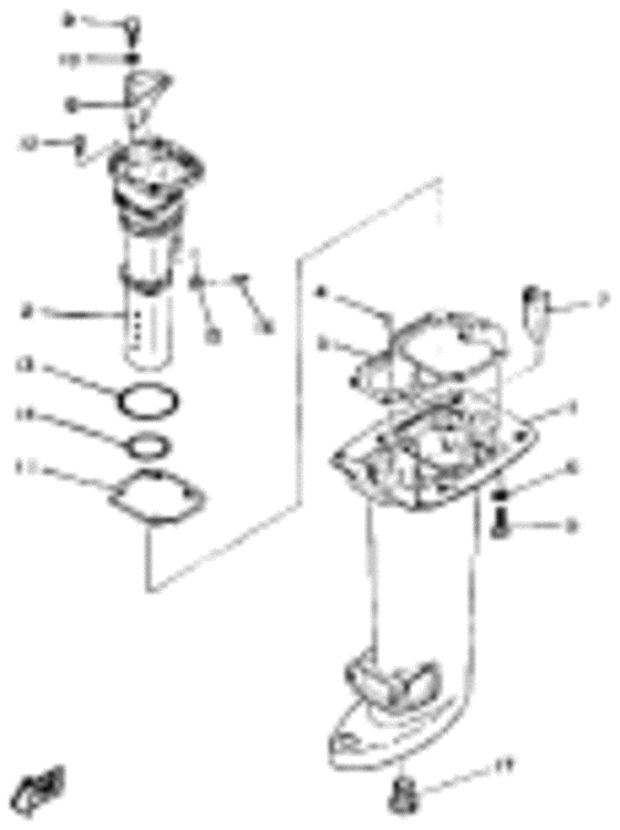 Upper casing