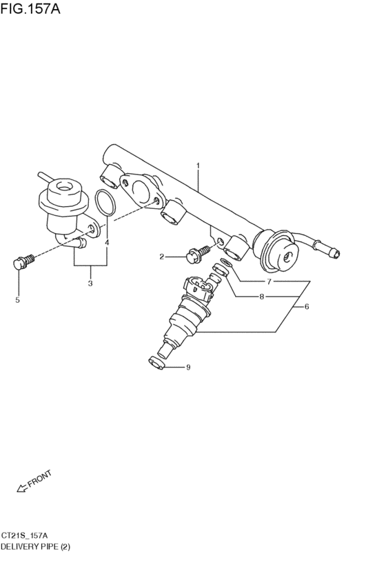 delivery pipe / fuel injector