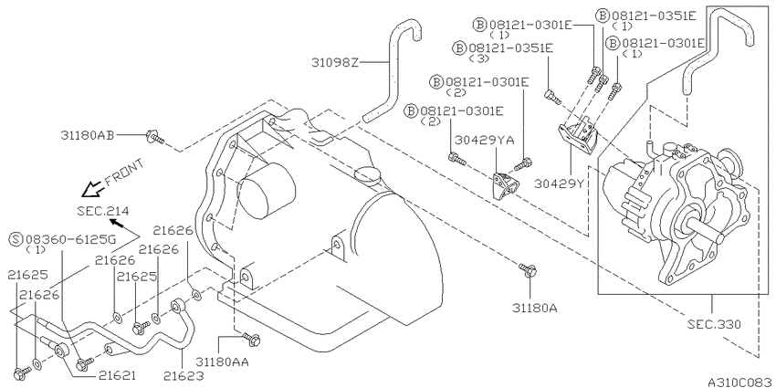 Auto transmission,transaxle & fitting