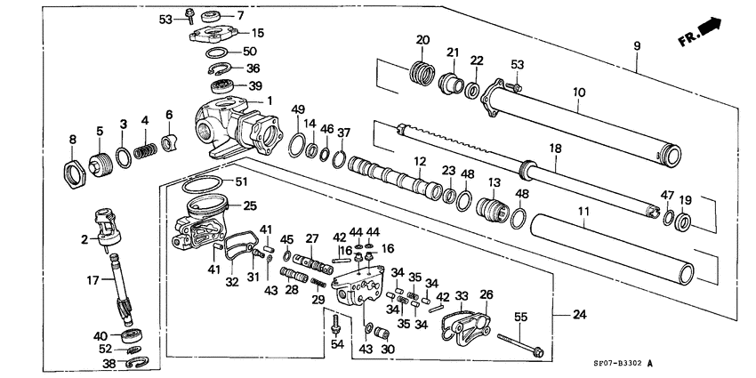 P.s. gear box components