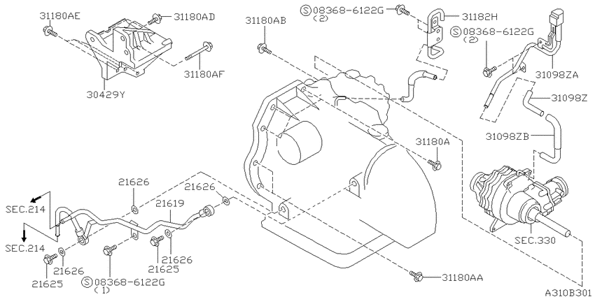 Auto transmission,transaxle & fitting