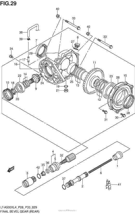 Final Bevel Gear (Rear)