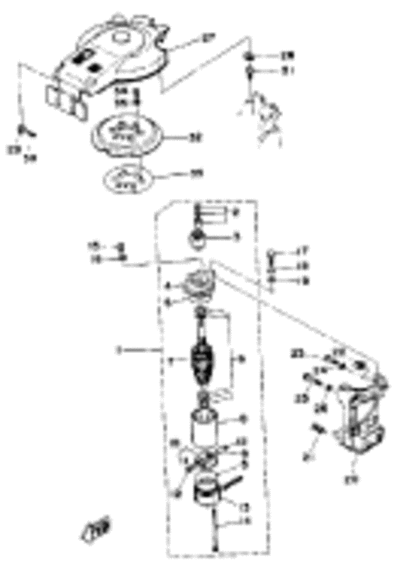 Starting motor