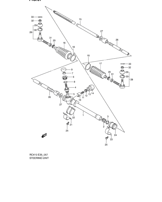 Steering unit