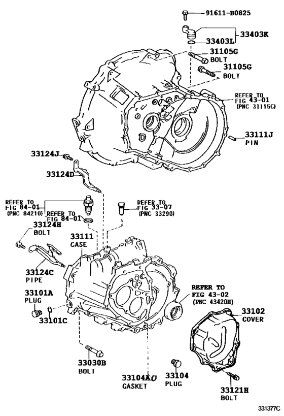 Clutch Housing & Transmission Case (Mtm)