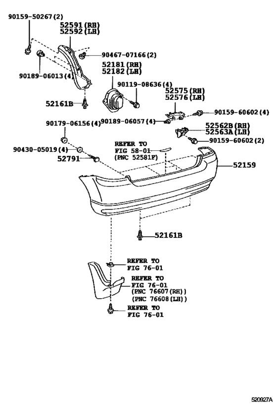 Rear Bumper & Bumper Stay