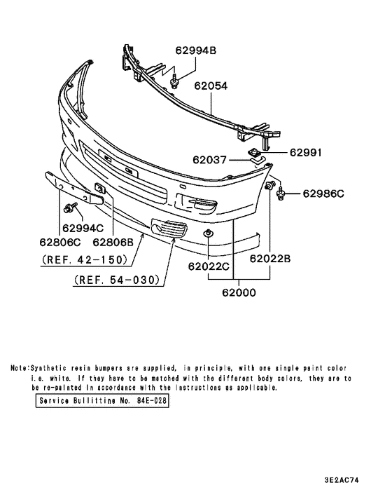 Front bumper & support