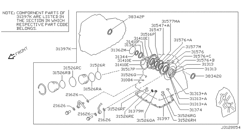 Gasket & seal kit (automatic)