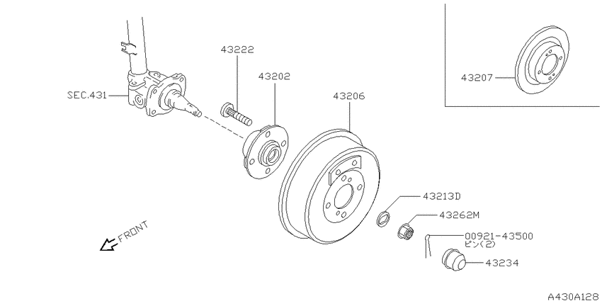 Rear axle