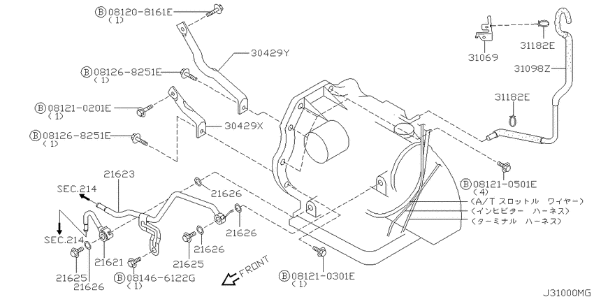 Auto transmission,transaxle & fitting