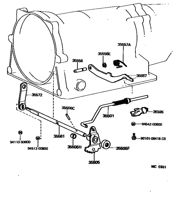 Throttle Link & Valve Lever (Atm)