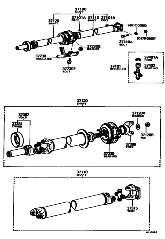 Propeller Shaft & Universal Joint