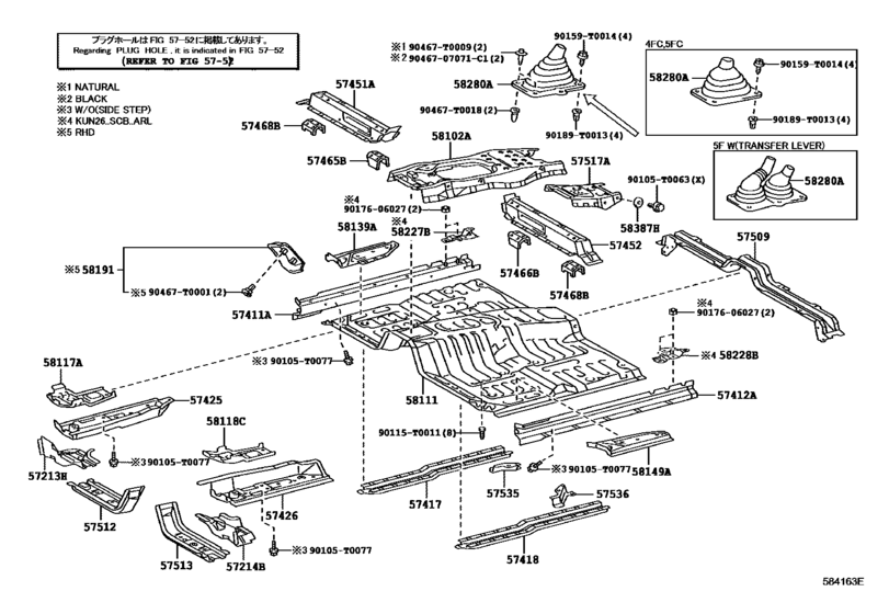 Front Floor Panel & Front Floor Member