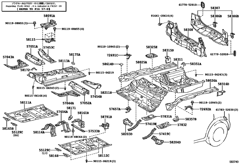 Floor Pan & Lower Back Panel