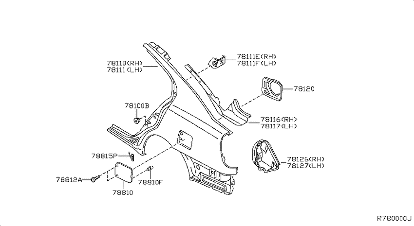 Rear fender & fitting
