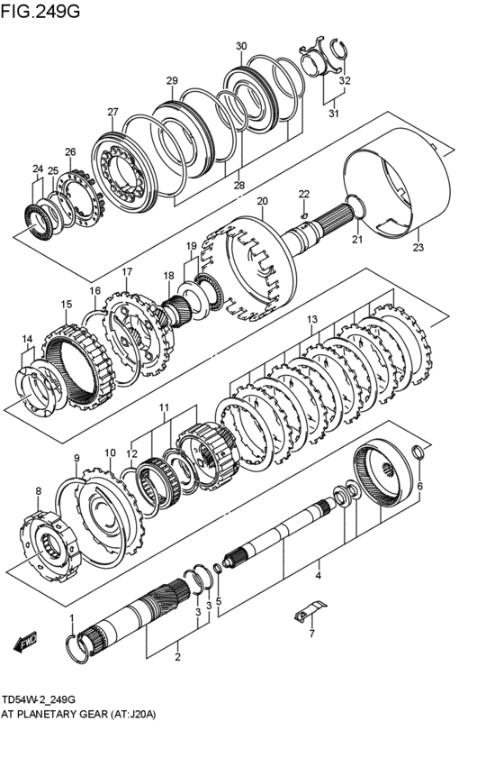 at - plastic material re-gear
