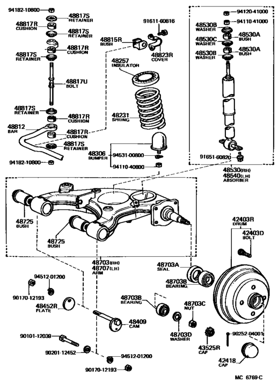 Rear Spring & Shock Absorber