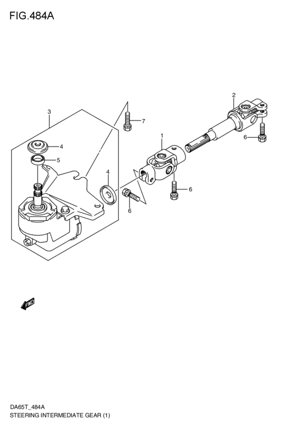 ステアリングインターミデイエートギヤ