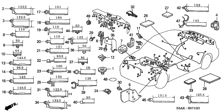 Harness band/bracket