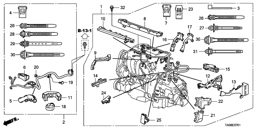 Engine wire harness