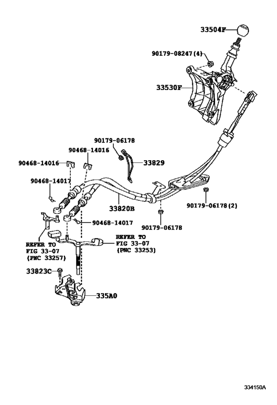 Shift Lever & Retainer