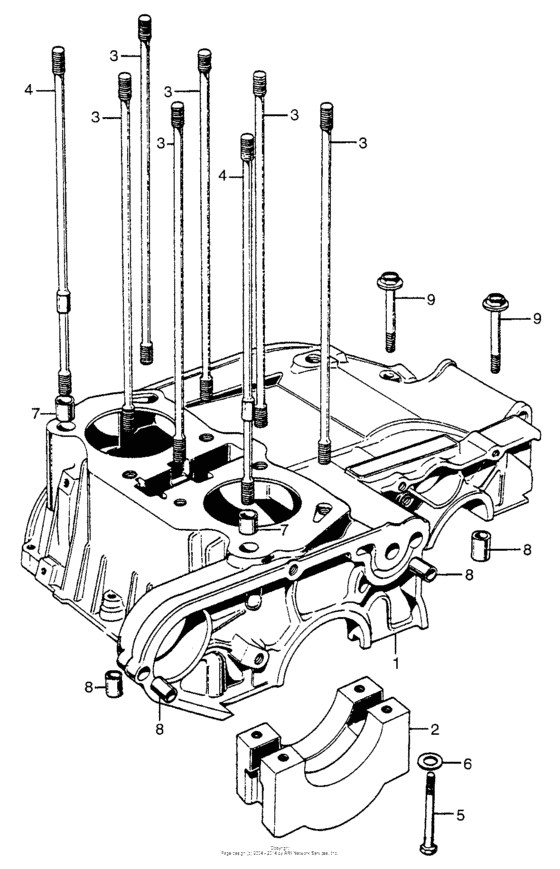 Upper crankcase