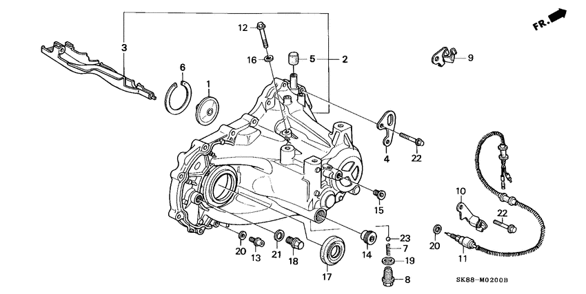 Transmission housing