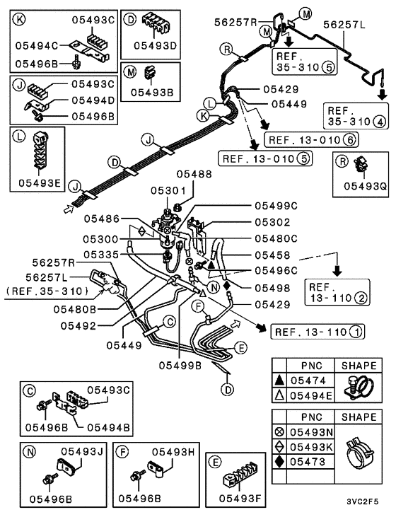 Fuel line & vapor gas control