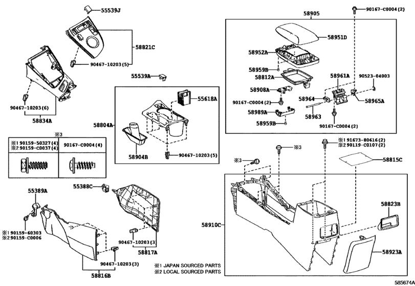 Console Box & Bracket