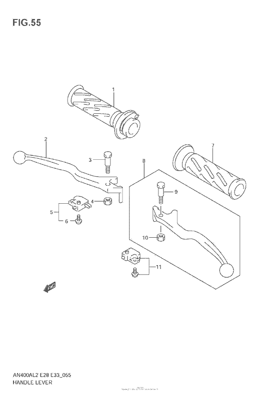Handle Lever (An400A L2 E33)