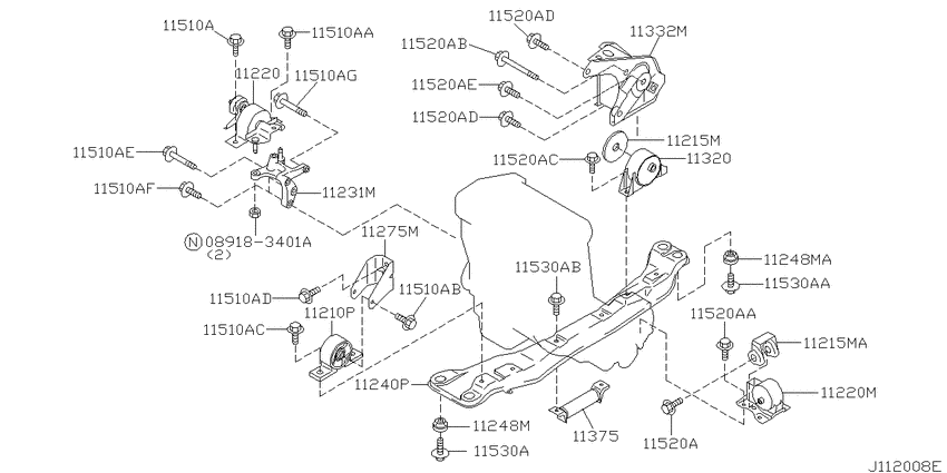 Engine & transmission   mounting