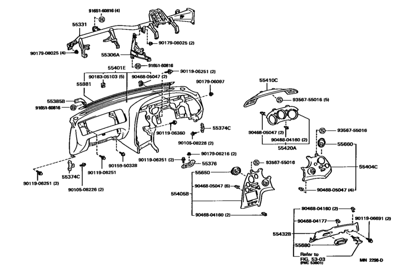 Instrument Panel & Glove Compartment
