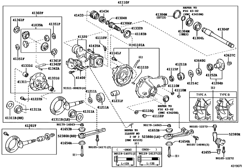 Front Axle Housing & Differential