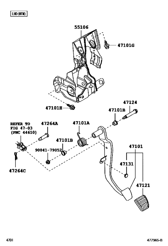 Brake Pedal & Bracket