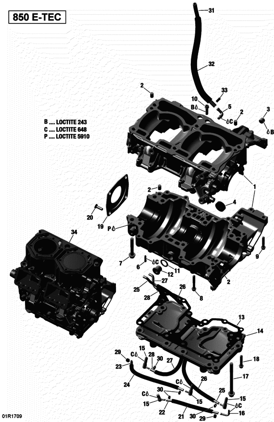 01- Crankcase - All Models