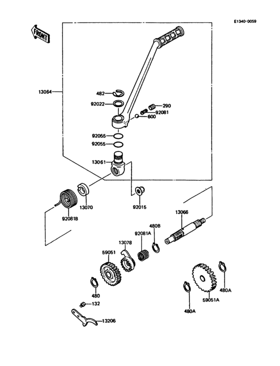 Kickstarter mechanism