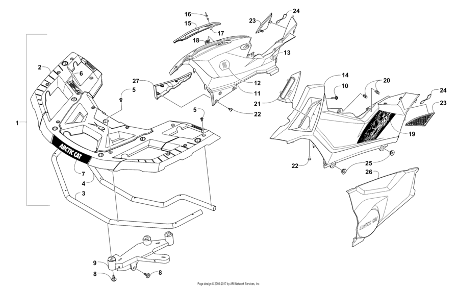 Front Rack And Side Panel Assemblies