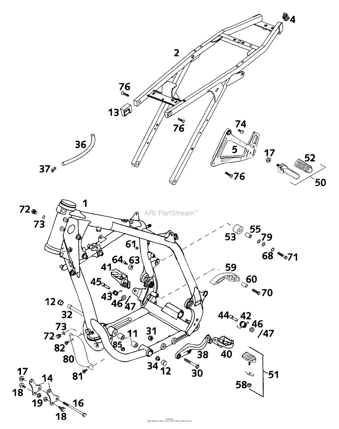 Frame, Sub Frame