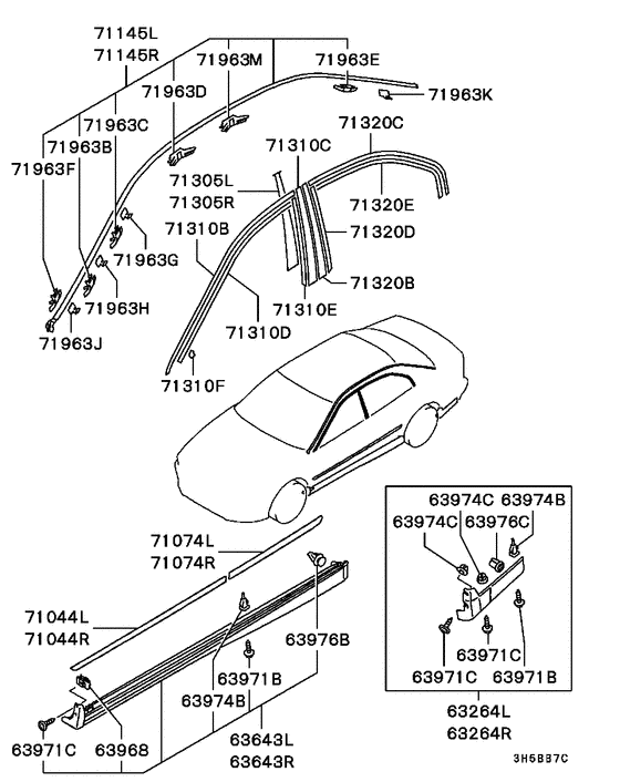 Side garnish & moulding