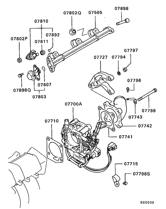 Injector & throttle body