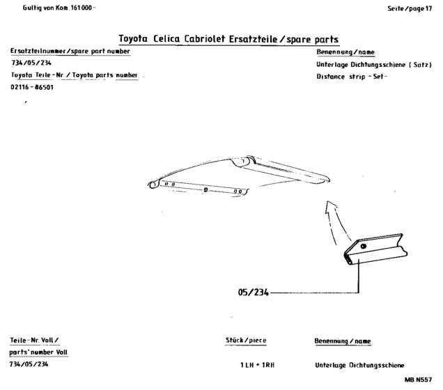 Celica Convertible Parts