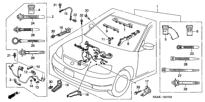 Engine wire harness