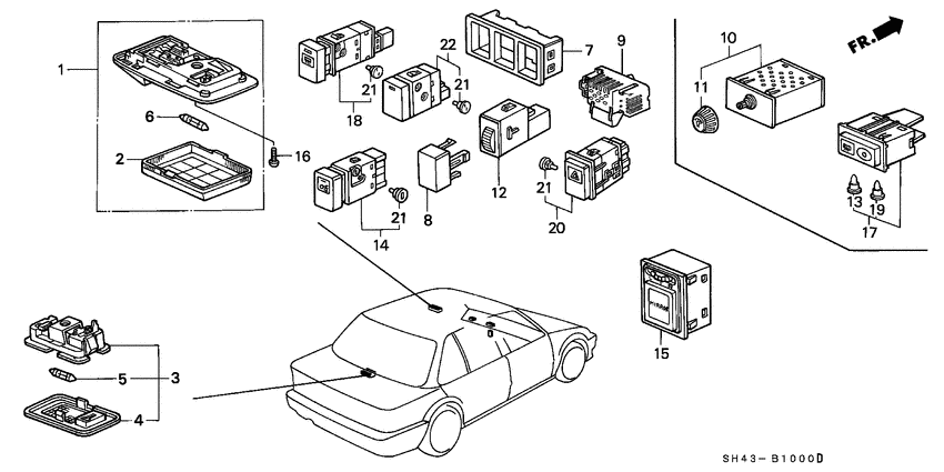 Interior light/switch