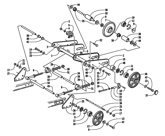 Articulating Skid Frame Assembly