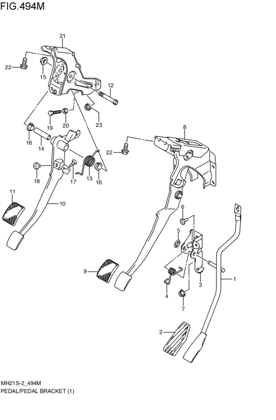 pedal / pedal bracket