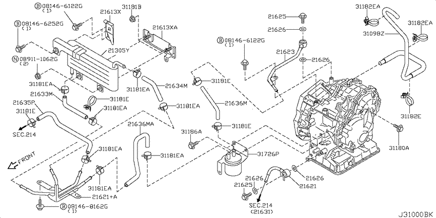 Auto transmission,transaxle & fitting