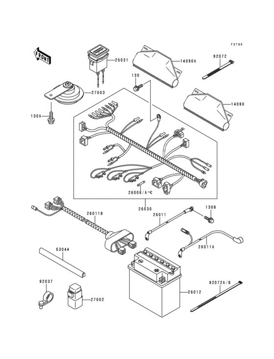 Chassis electrical equipment
