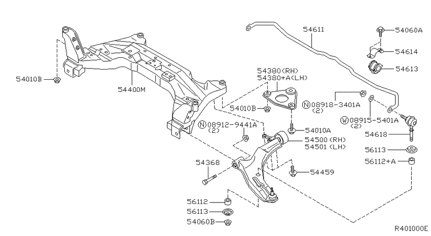 Front suspension
