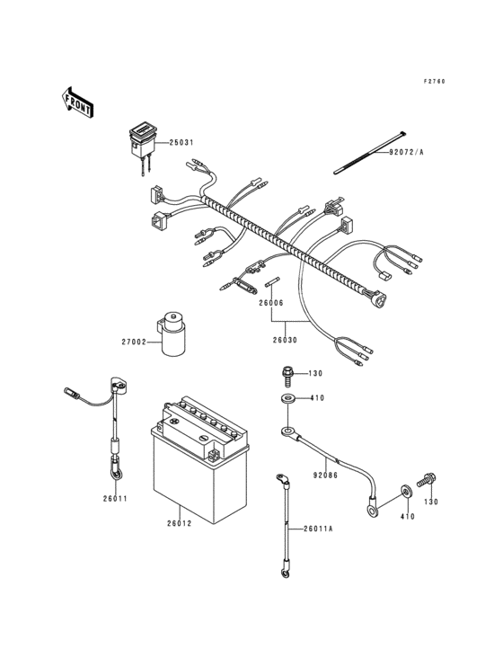 Chassis electrical equipment